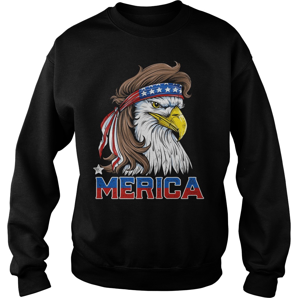 American Flag Merica USA Eagle Mullet T Shirt 4th Of July T-Shirt 3 american Flag Merica Usa Eagle Mullet T Shirt 4th Of July Sweater