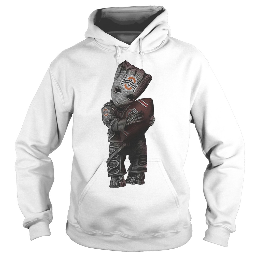 Basketball Baby Groot Hugs Ohio State Buckeyes Shirt 2 Basketball Baby Groot Hugs Ohio State Buckeyes Hoodie