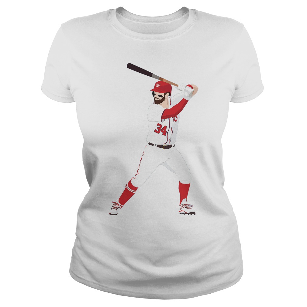 Bryce Harper Washington Nationals T-Shirt 7 Bryce Harper Washington Nationals Ladies