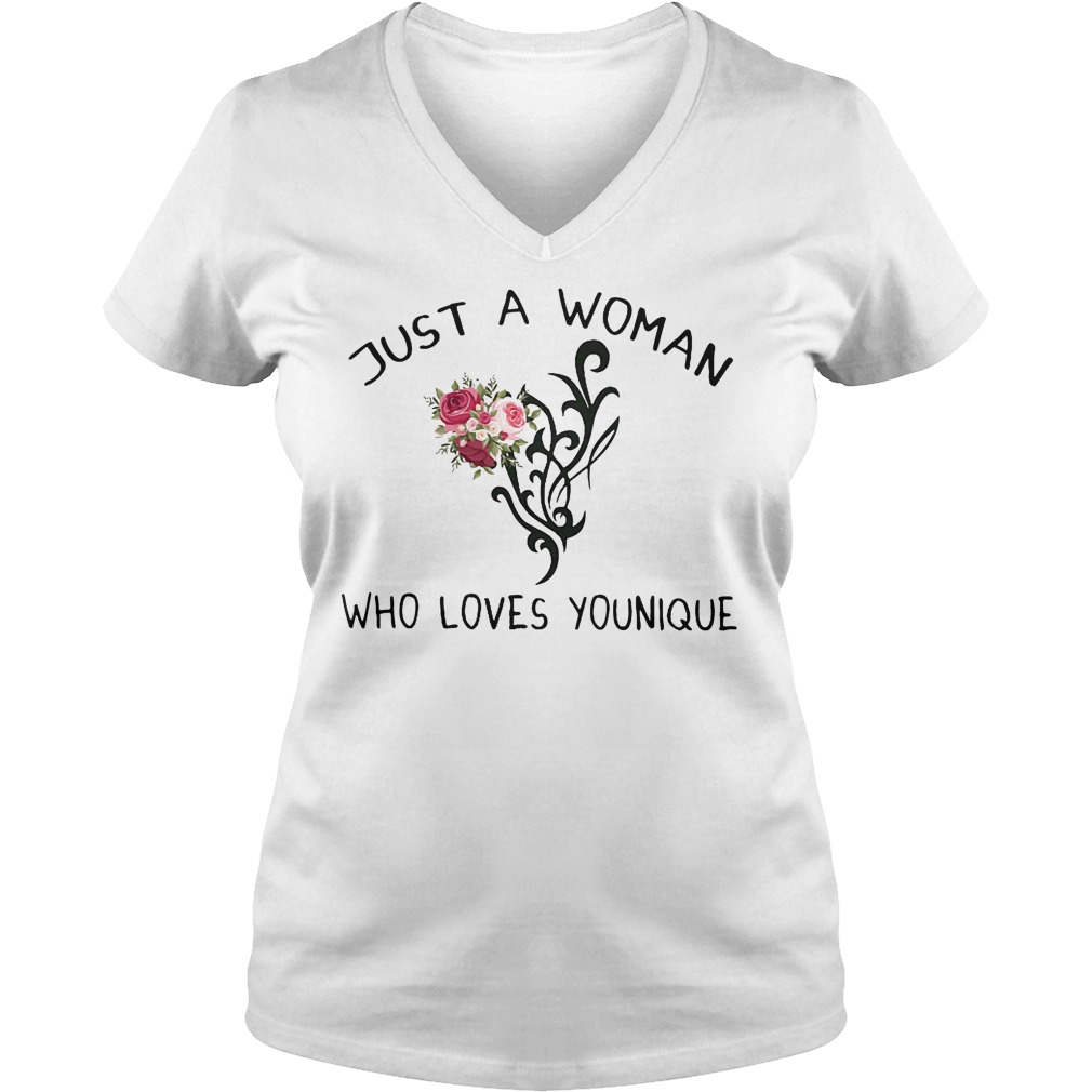 Just A Woman Who Loves Younique T-Shirt 5 Just A Woman Who Loves Younique V Neck