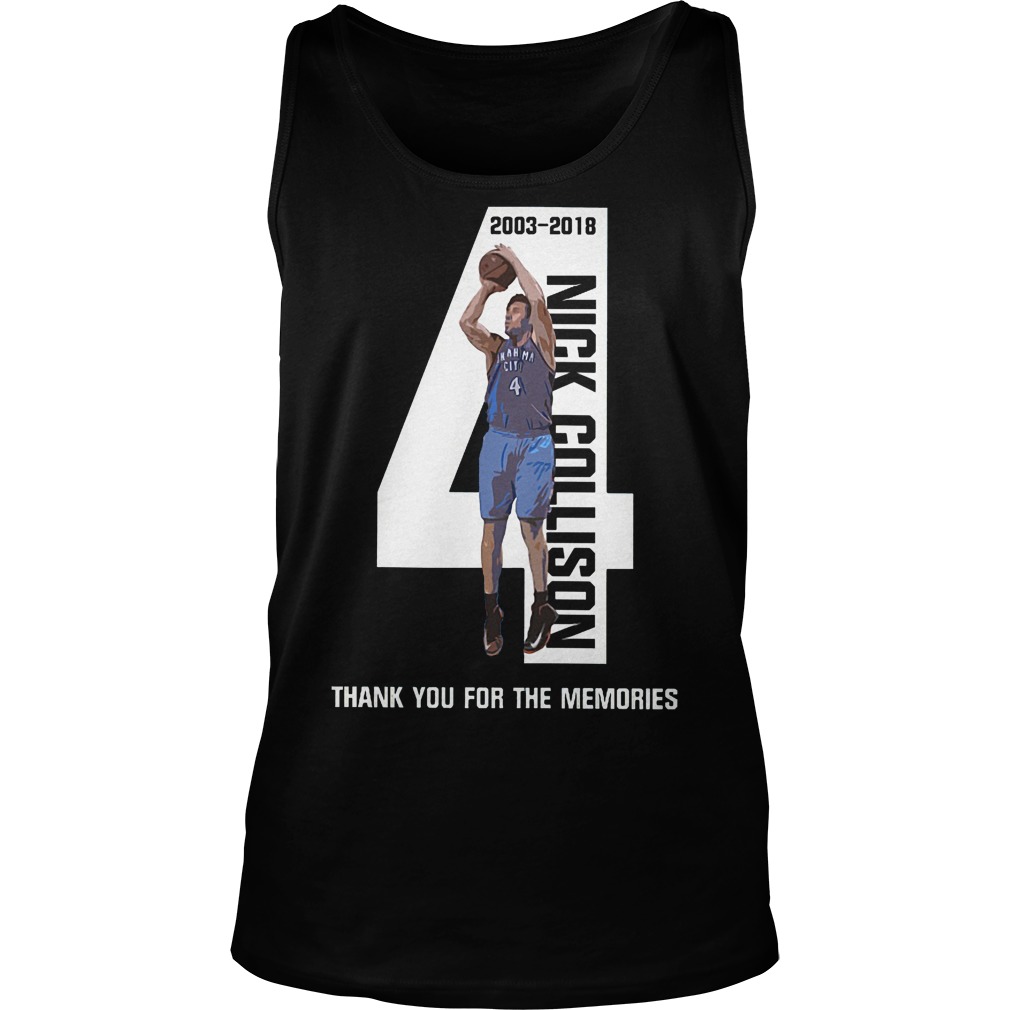Nick Collison Thank You For The Memories T-Shirt 5 Nick Collison Thank You For The Memories Tanktop