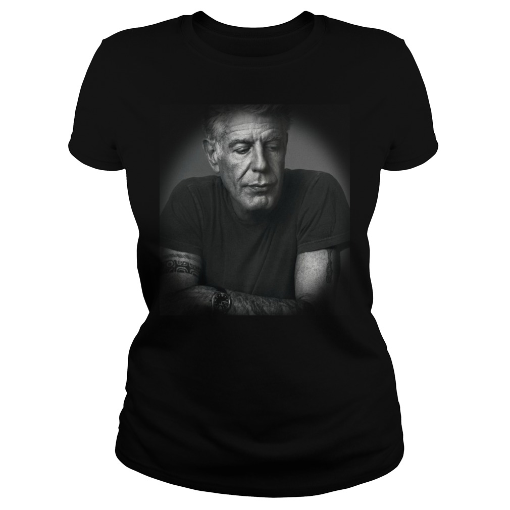 Rest In Peace Anthony Bourdain T-Shirt 7 Rest In Peace Anthony Bourdain Ladies