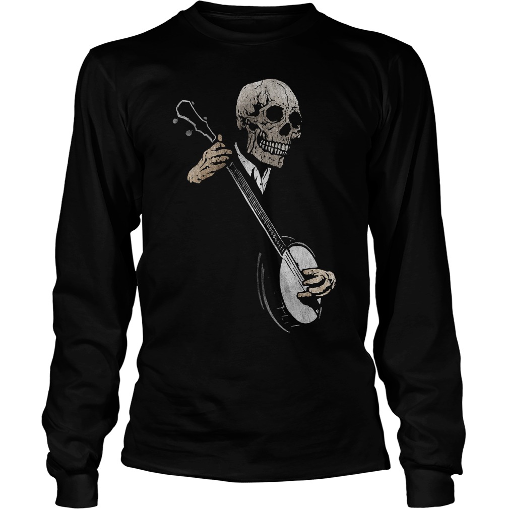 Skullboy's Banjo Blues Plays Music T-Shirt 4 Skullboy's Banjo Blues Plays Music Longsleeve