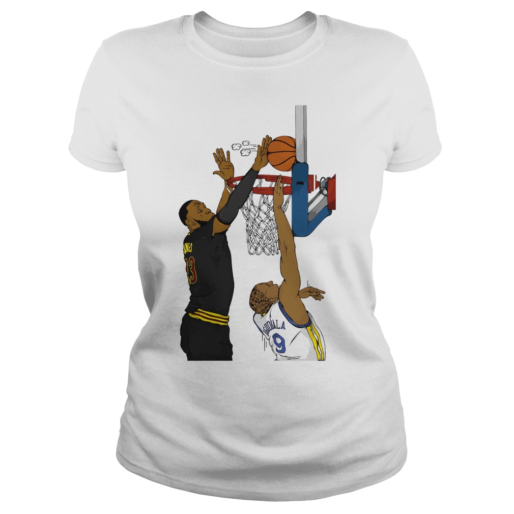 The Block Andre Iguodala And Lebron James Shirt 7 The Block Andre Iguodala And Lebron James Ladies
