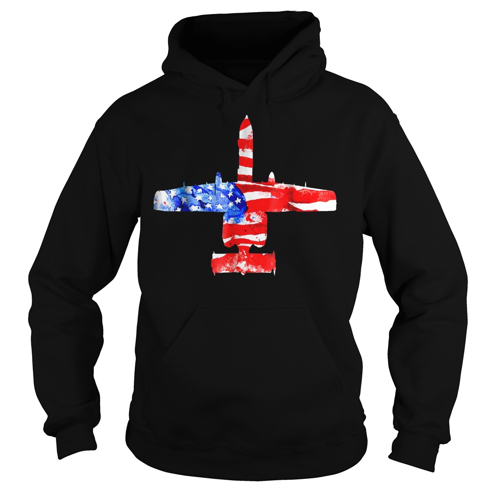 United States A-10 Thunderbolt II Flag T-Shirt 2 United States A 10 Thunderbolt Ii Flag Hoodie