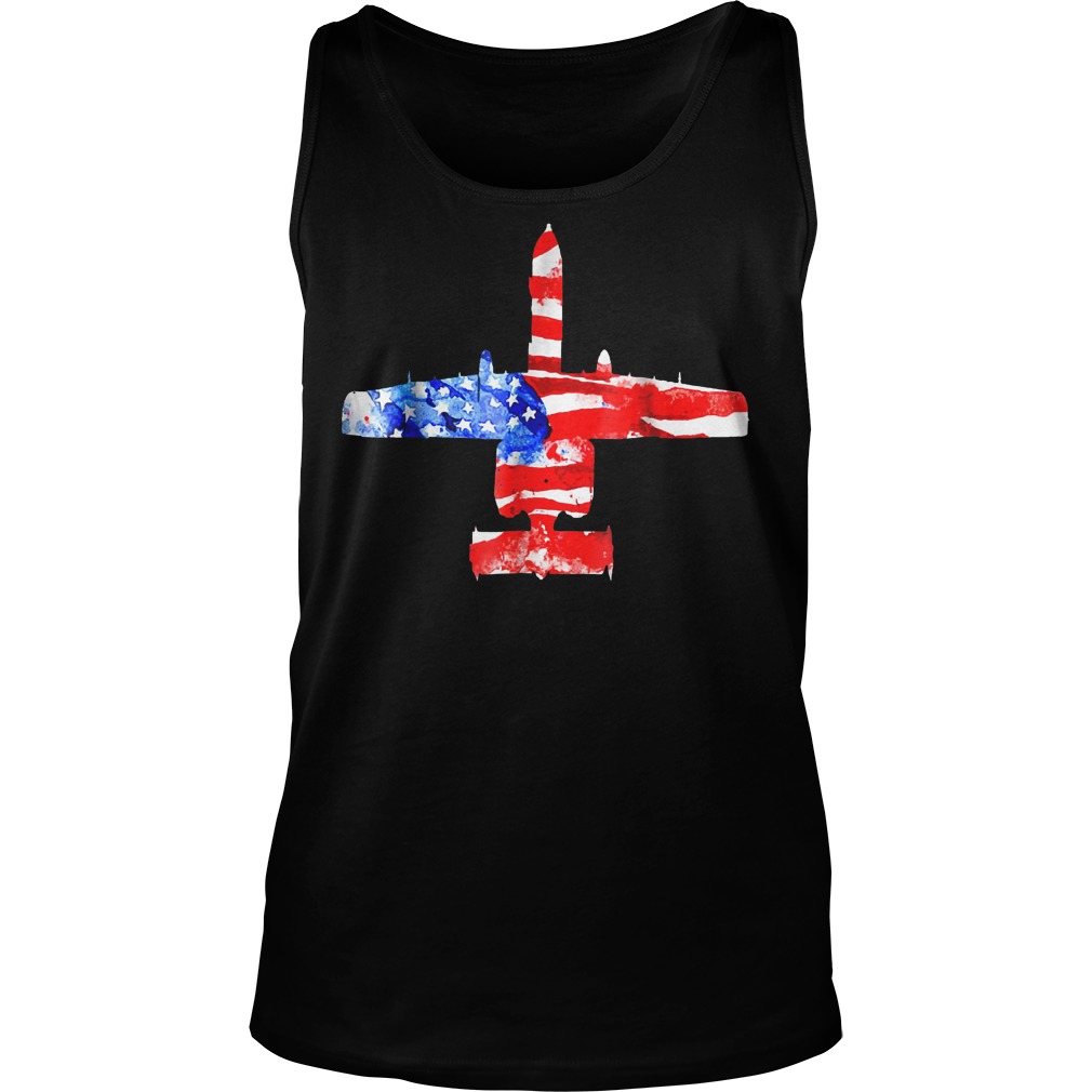 United States A-10 Thunderbolt II Flag T-Shirt 6 United States A 10 Thunderbolt Ii Flag Tanktop