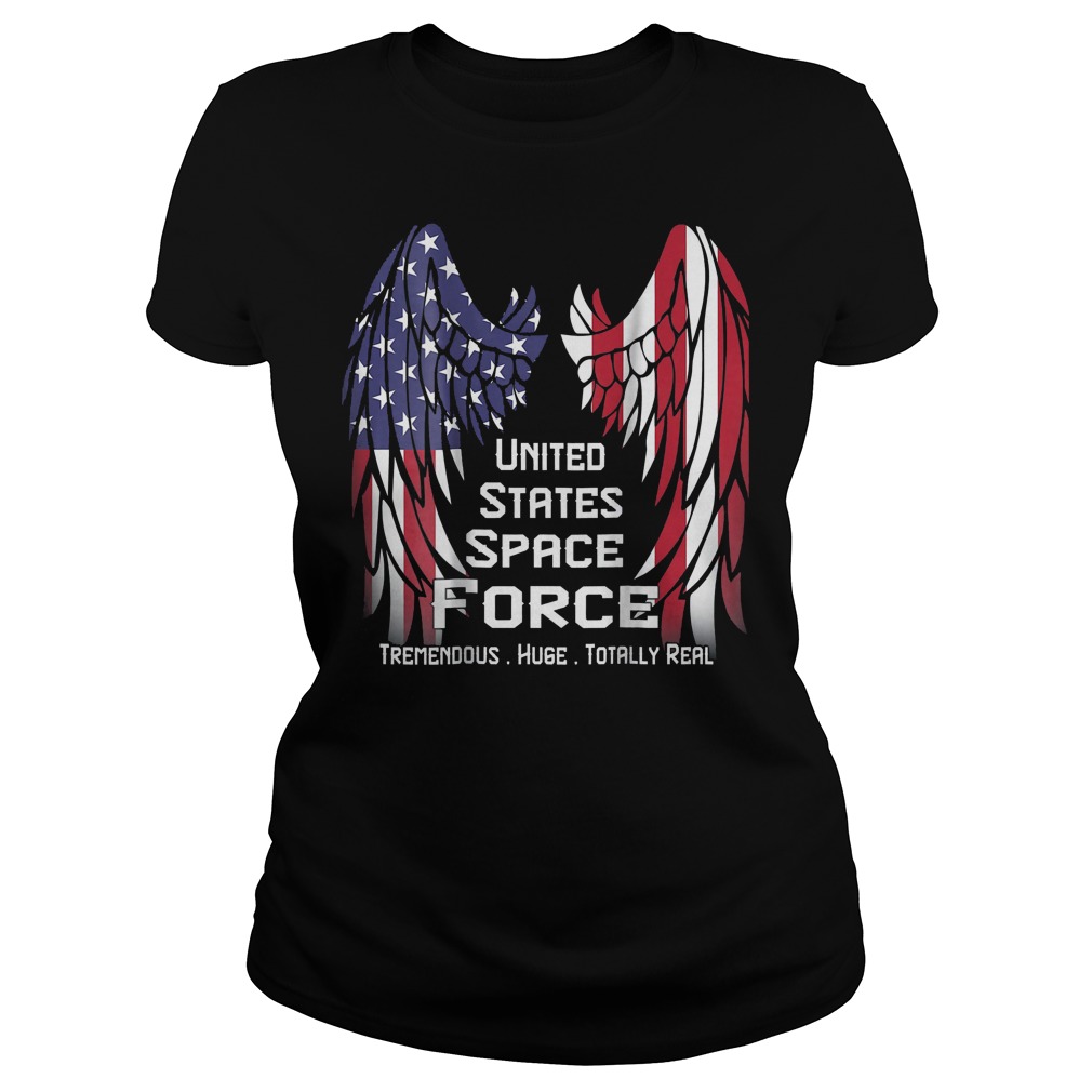 America Swings Flag United States Space Force T-Shirt 7 America Swings Flag United States Space Force T-Shirt Ladies Tee