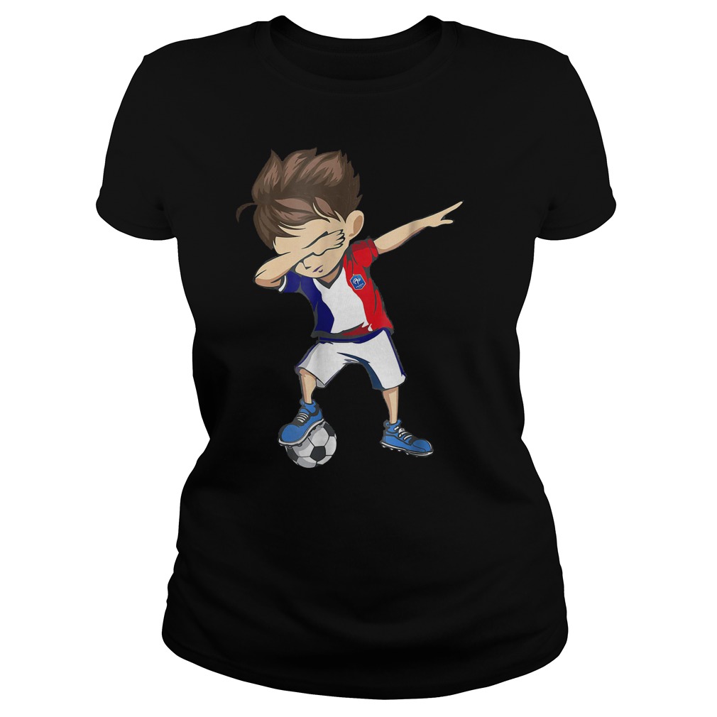 Dabbing Soccer France World Cup 2018 T-Shirt 7 Dabbing Soccer France World Cup 2018 Ladies Tee