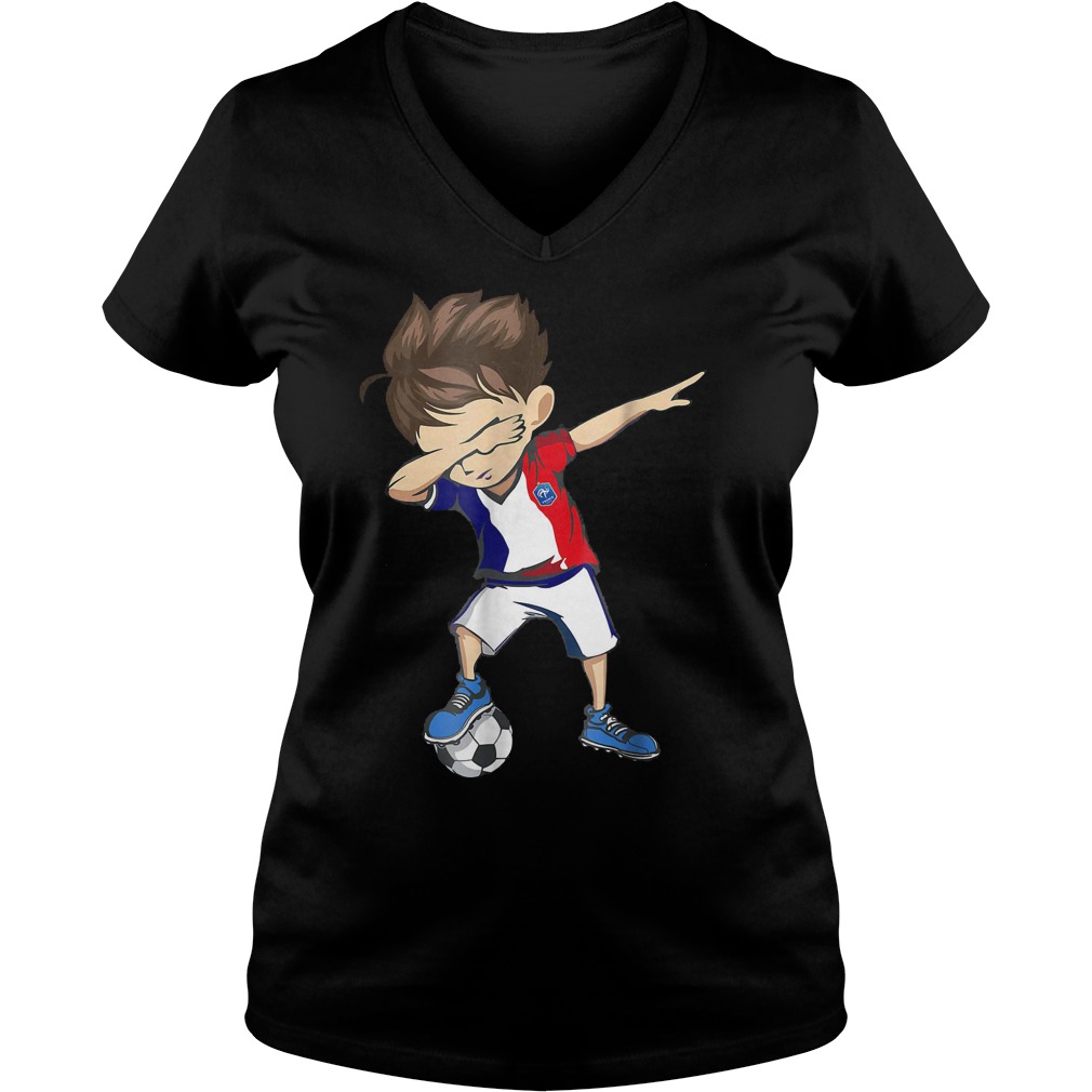Dabbing Soccer France World Cup 2018 T-Shirt 10 Dabbing Soccer France World Cup 2018 Ladies V-Neck