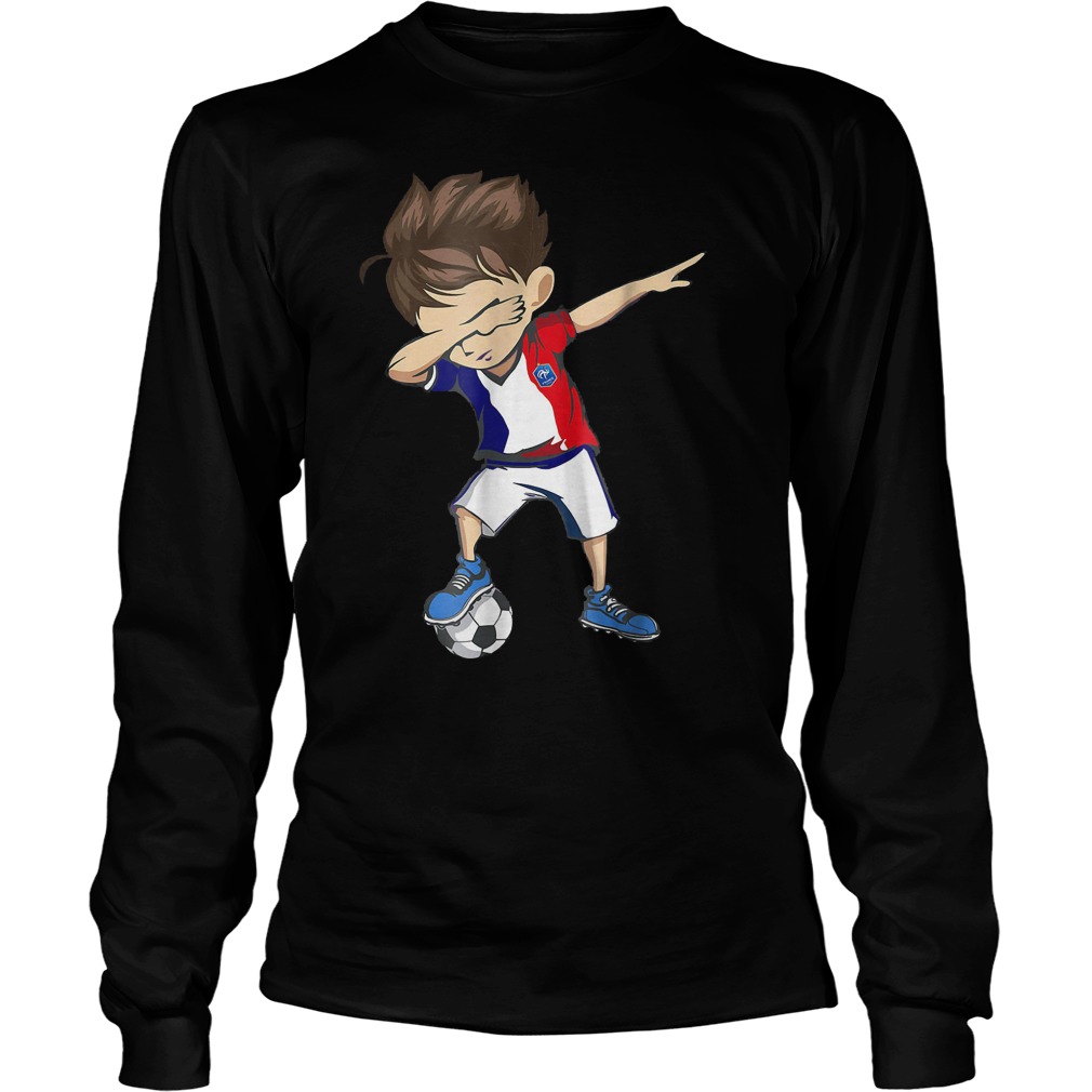 Dabbing Soccer France World Cup 2018 T-Shirt 3 Dabbing Soccer France World Cup 2018 Unisex Longsleeve Tee