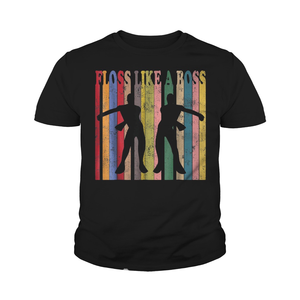 Flossing Dance Vintage Retro Floss Like A Boss T-Shirt 9 Flossing Dance Vintage Retro Floss Like A Boss T-Shirt Youth Tee