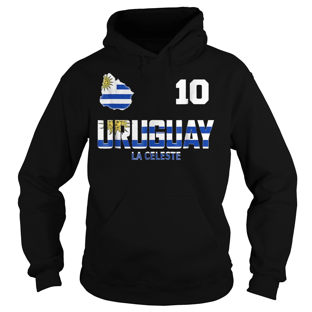 Uruguay Soccer World Cup 2018 T-Shirt 2 Uruguay Soccer World Cup 2018 T-Shirt Hoodie