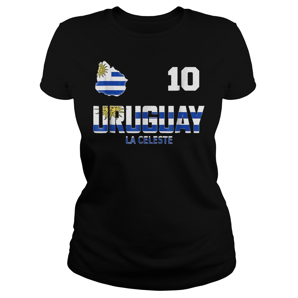 Uruguay Soccer World Cup 2018 T-Shirt 7 Uruguay Soccer World Cup 2018 T-Shirt Ladies Tee