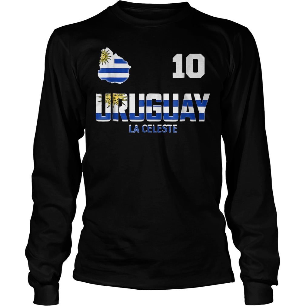 Uruguay Soccer World Cup 2018 T-Shirt 3 Uruguay Soccer World Cup 2018 T-Shirt Unisex Longsleeve Tee