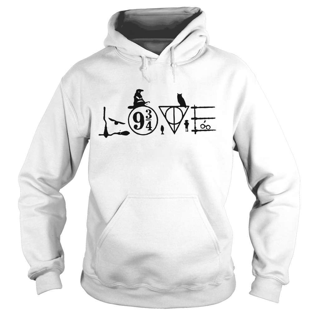 Harry Potter Witch Hat Love 9 3/4 Shirt 2 Harry Potter Witch Hat Love 9 3/4 Shirt Hoodie