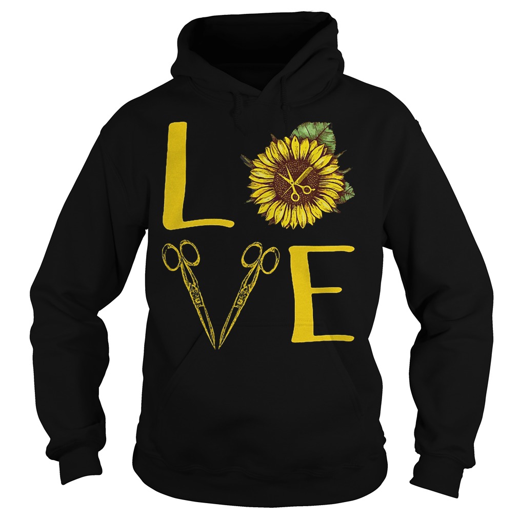 Hair Stylist Sunflower Stacked Love Barber Things Shirt 2 Hair Stylist Sunflower Stacked Love Barber Things Shirt Hoodie