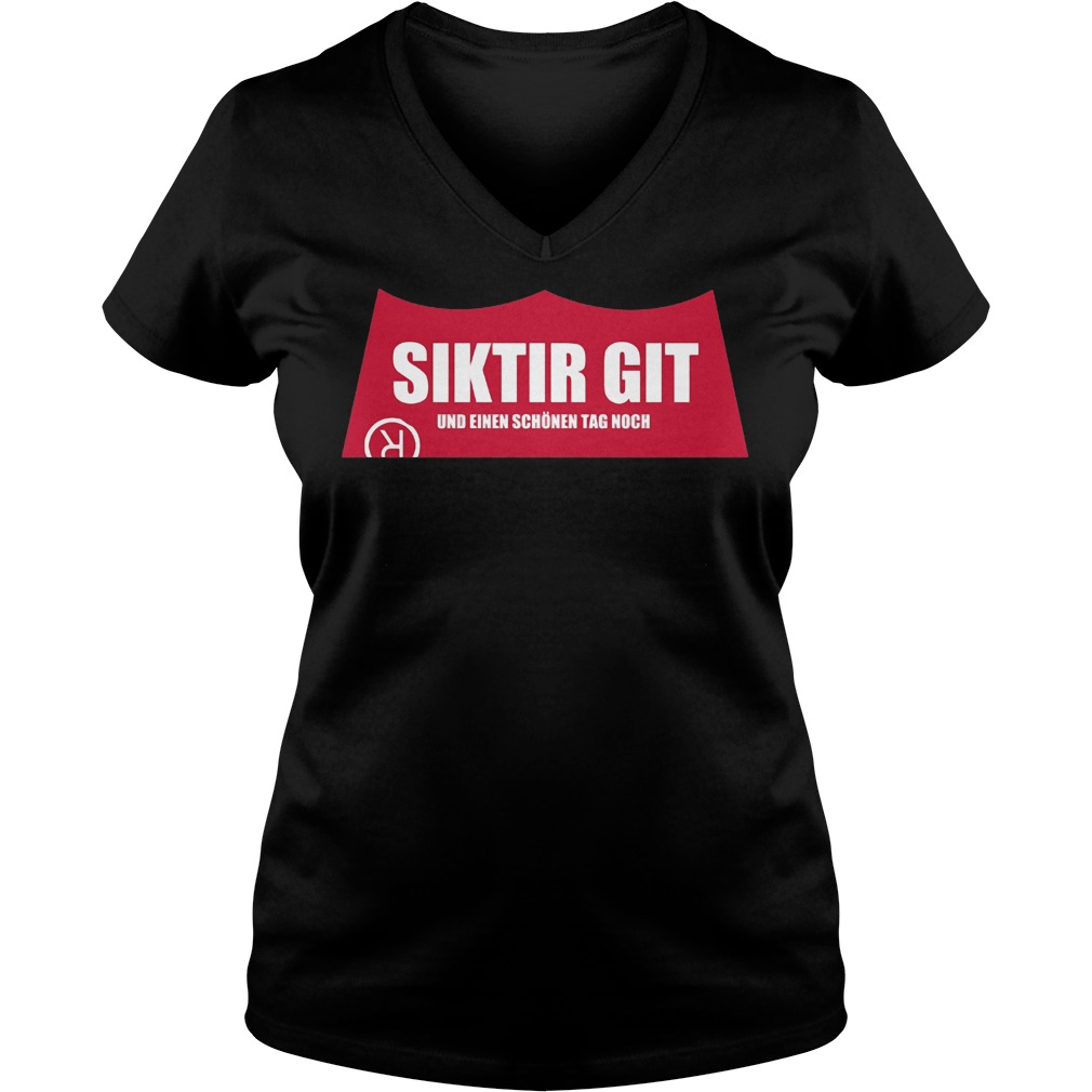 Siktir git shirt 4 Siktir git shirt Ladies V-Neck