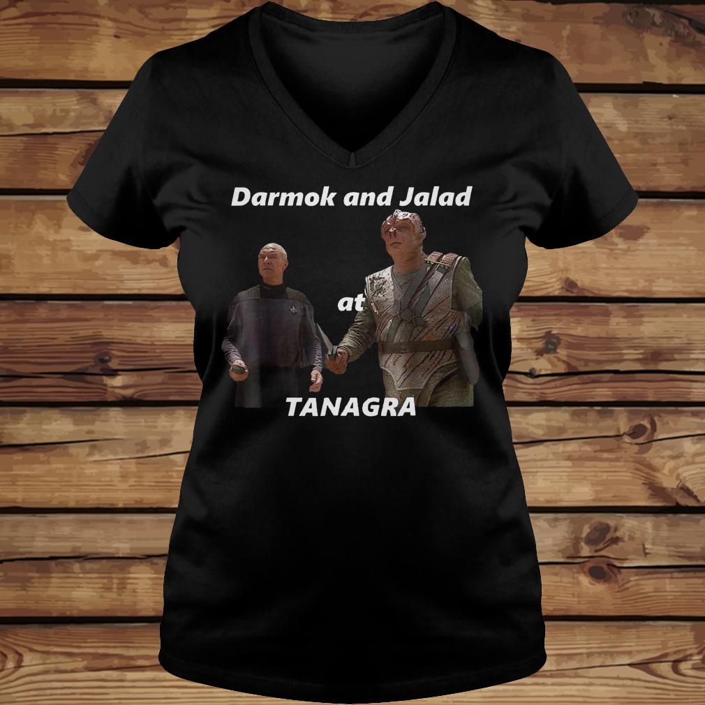 Darmok And Jalad At Tanagra Star Trek shirt 11 Darmok And Jalad At Tanagra Star Trek shirt Ladies V-Neck