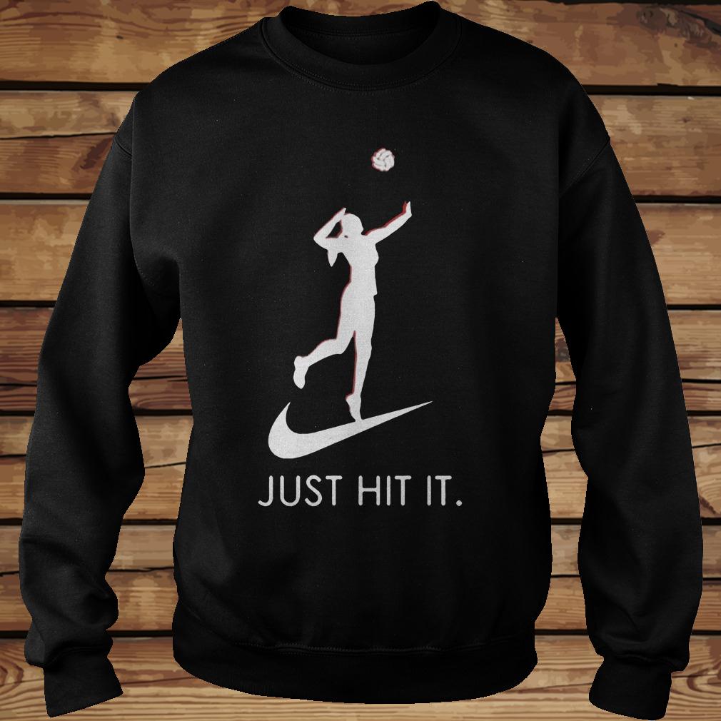 Just hit it Volleyball shirt Just hit it Volleyball shirt 1