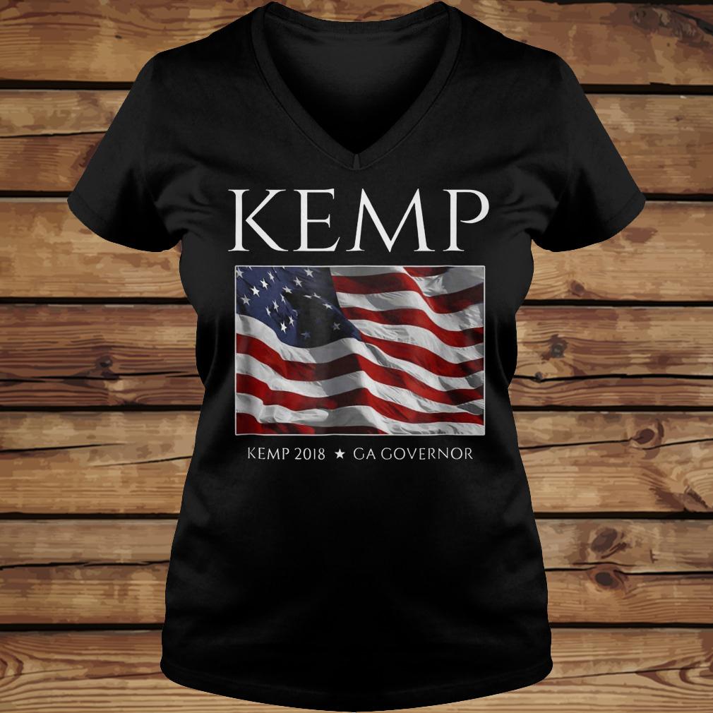 Kemp Kemp 2018 Ga Governor shirt 11 Kemp Kemp 2018 Ga Governor shirt Ladies V-Neck