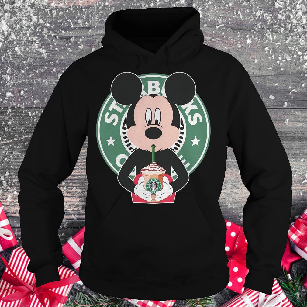 Mickey mouse drinks Starbucks coffee shirt 2 Mickey mouse drinks Starbucks coffee shirt Hoodie