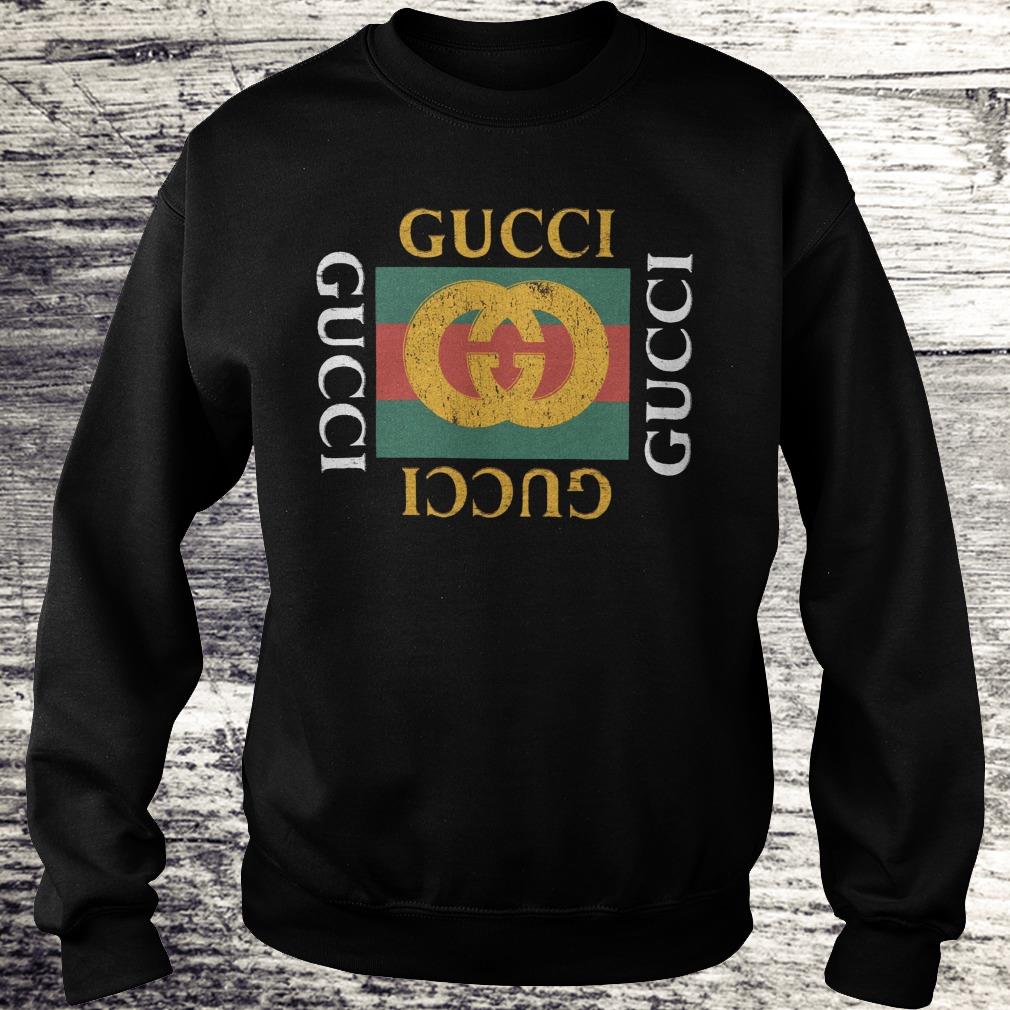 Awesome Gucci logo printed shirt 3 Awesome Gucci logo printed shirt Sweatshirt Unisex