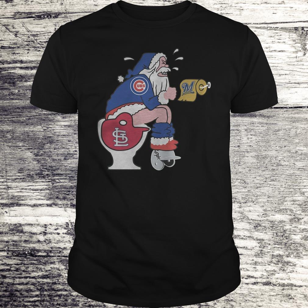 Original Chicago Cubs Santa Toilet shirt 9 Original Chicago Cubs Santa Toilet shirt Classic Guys / Unisex Tee