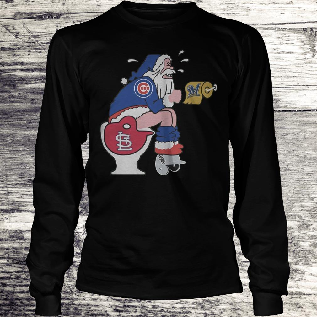Original Chicago Cubs Santa Toilet shirt 12 Original Chicago Cubs Santa Toilet shirt Longsleeve Tee Unisex