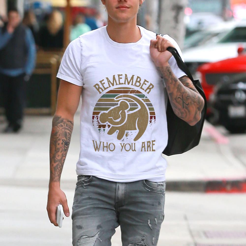 Best price Lion king simba symbol Remember Who you are shirt 1 Best price Lion king simba symbol Remember Who you are shirt 2