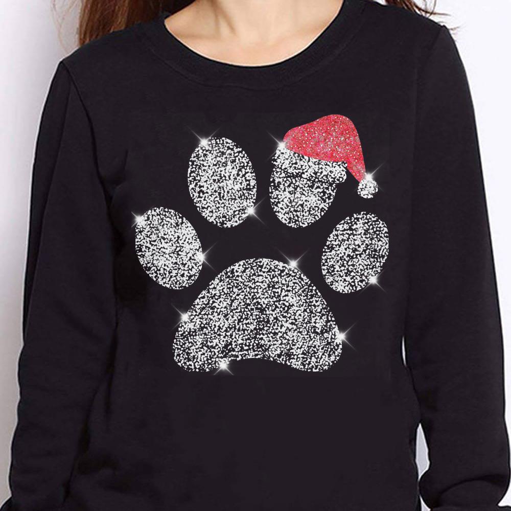 https://cdn.gifteeshirt.com/teesporting/2018/12/Santa-Hat-Dog-Paw-Diamon-Glittershirt_4.jpg