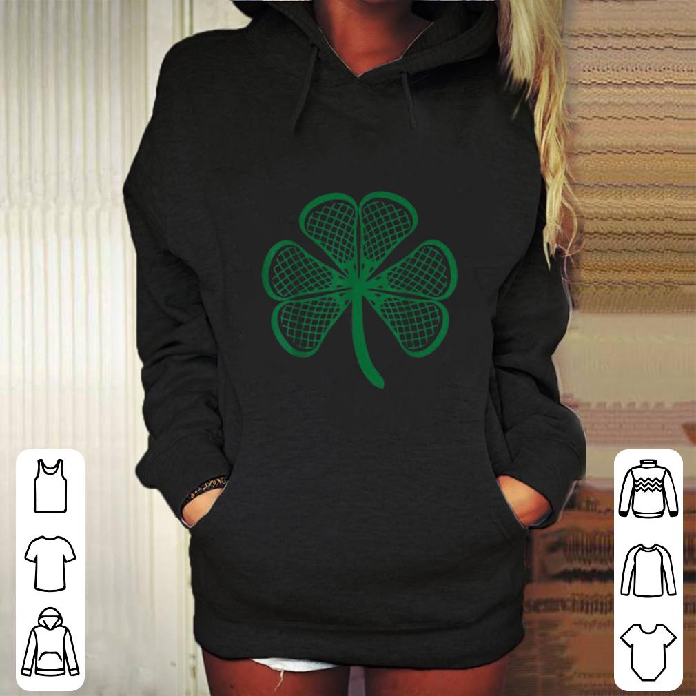 Lacrosse St Patricks Day Shamrock Lucky Lacrosse shirt