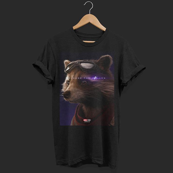 Marvel Avengers Endgame Rocket Raccoon Avenge the fallen shirt