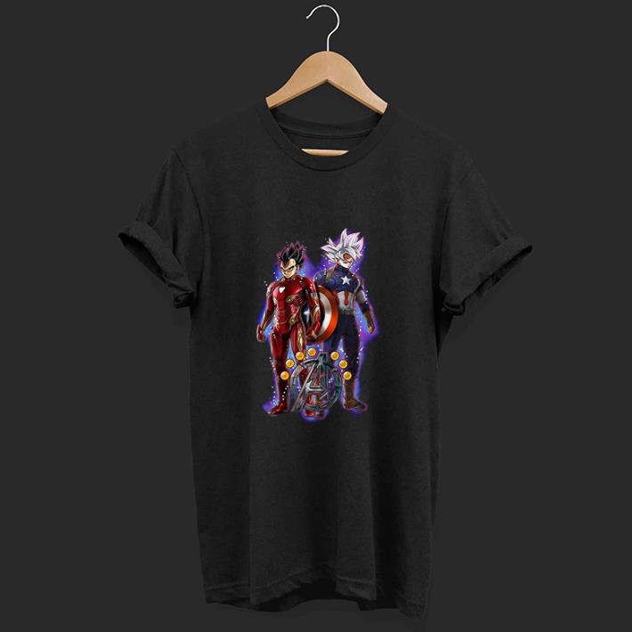 Son Goku and Vegeta Dragon ball super Marvel Avengers Endgame shirt