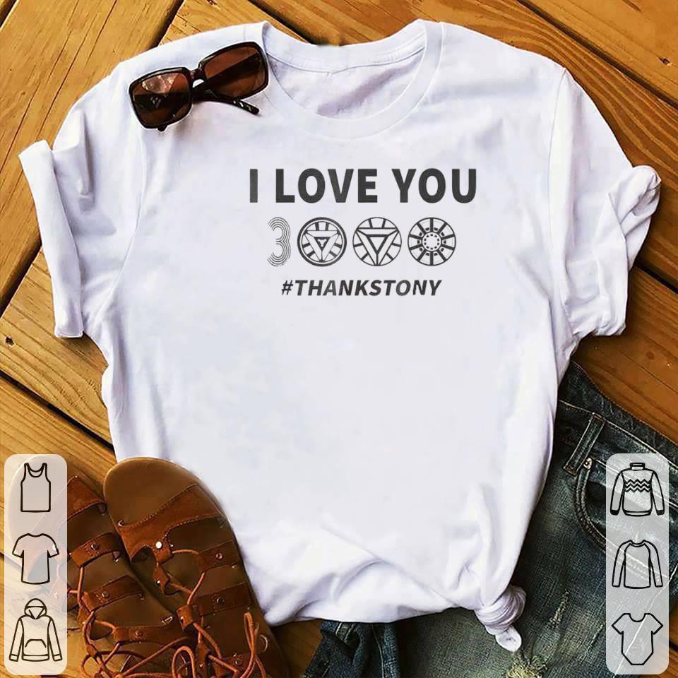 Awesome I Love You 3000 Arc Reaction Thanks Tony shirt