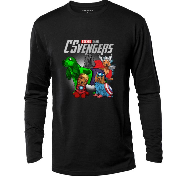 Awesome Marvel Cocker Spaniel CSvenger Avengers Endgame shirt