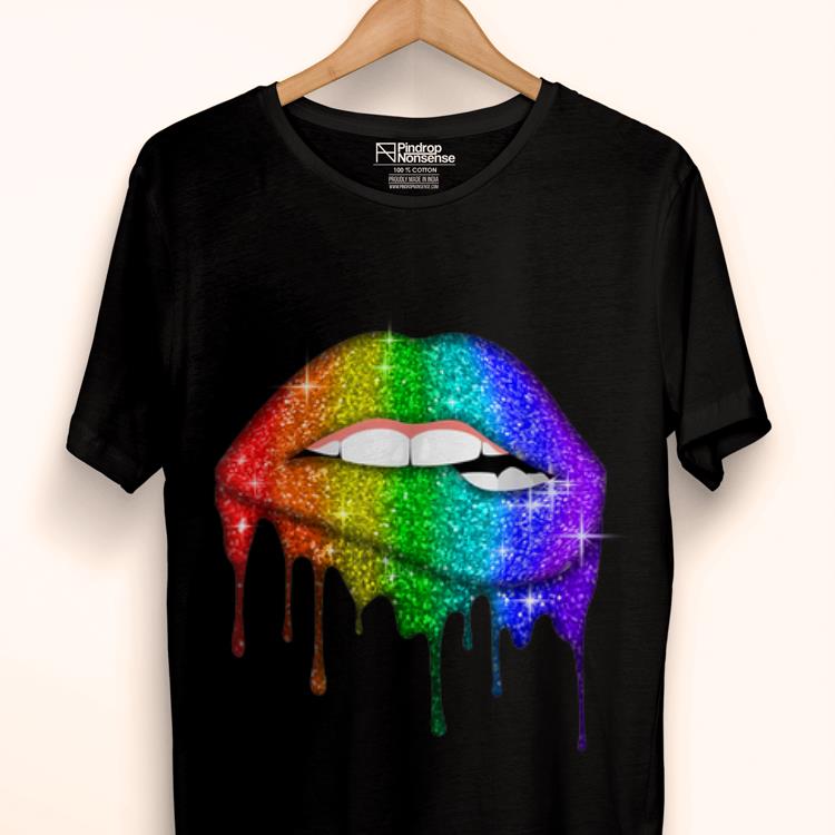Awesome Rainbow Lips LBGT Day Shirt