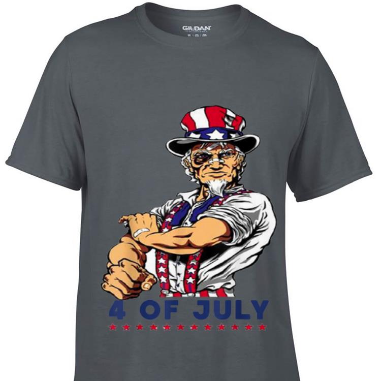 Awesome Uncle Sam Patriotic 4th of July Costume shirt