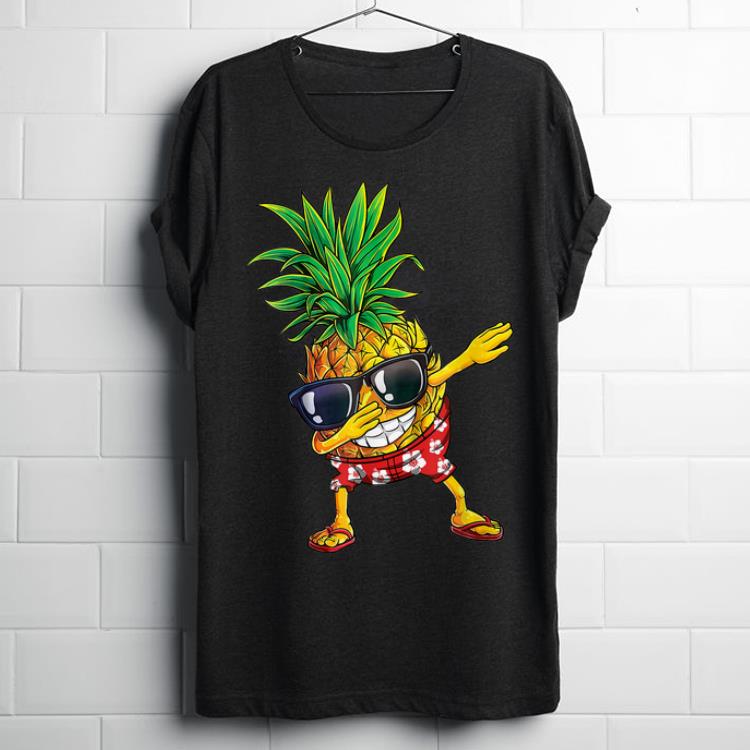 Dabbing Pineapple Sunglasses Aloha Beaches Hawaii shirt