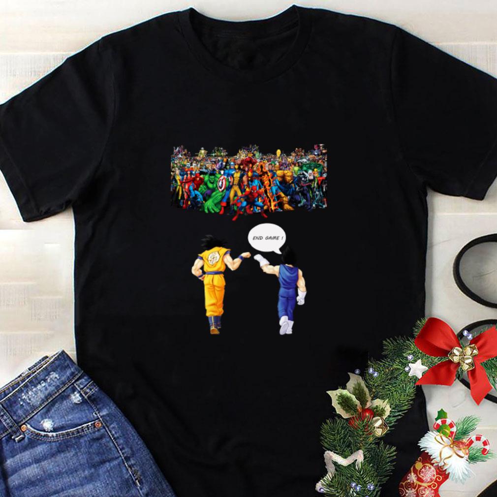 Funny Dragon ball z Son goku Vegeta End Game Z Avengers Endgame shirt