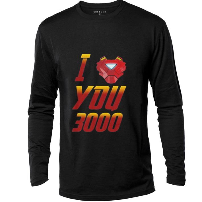 Funny I love you 3000 Avengers Endgame Iron Man Tony Stark shirt