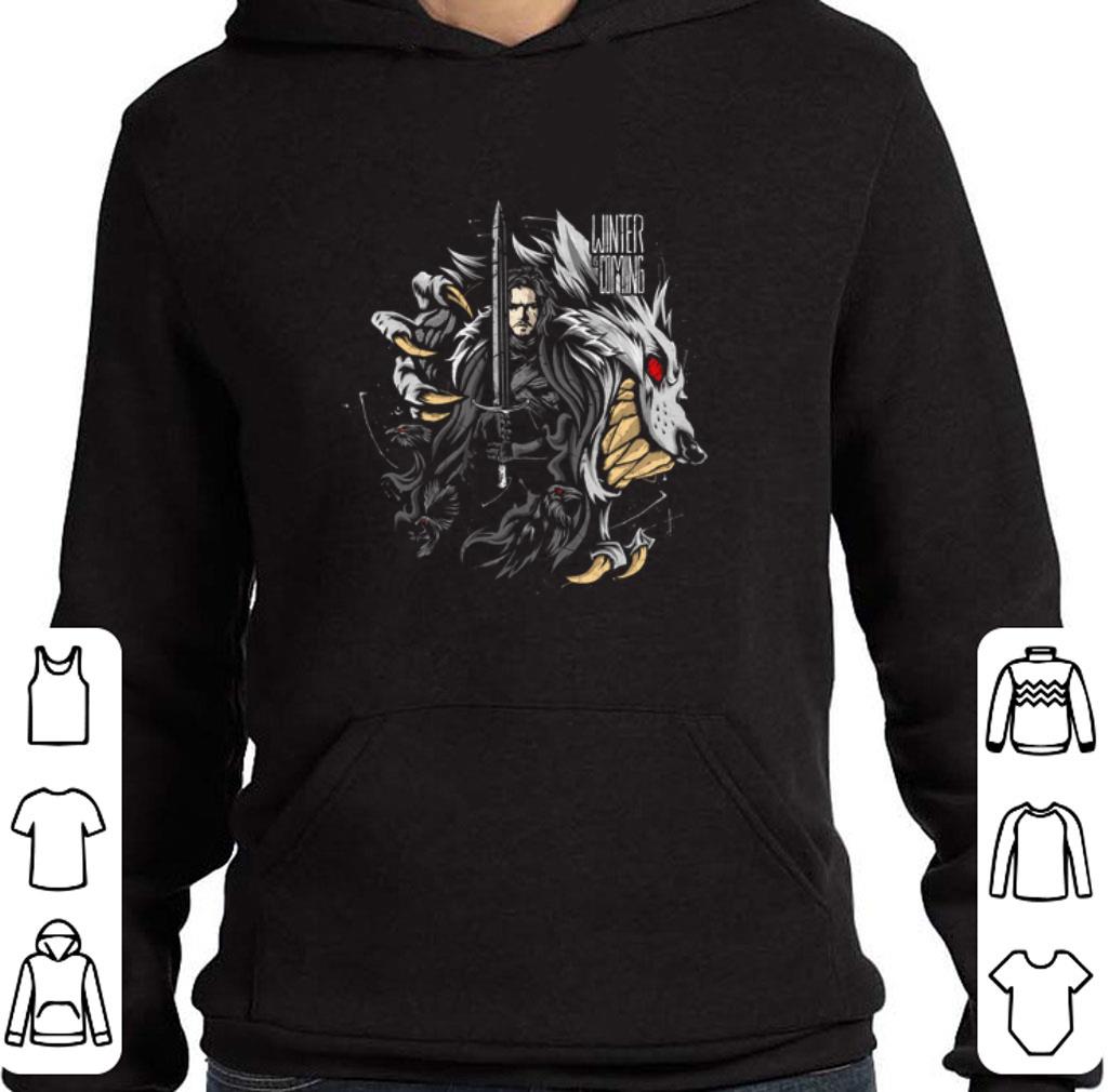 Funny Jon Snow Winter is coming Game Of Thrones shirt