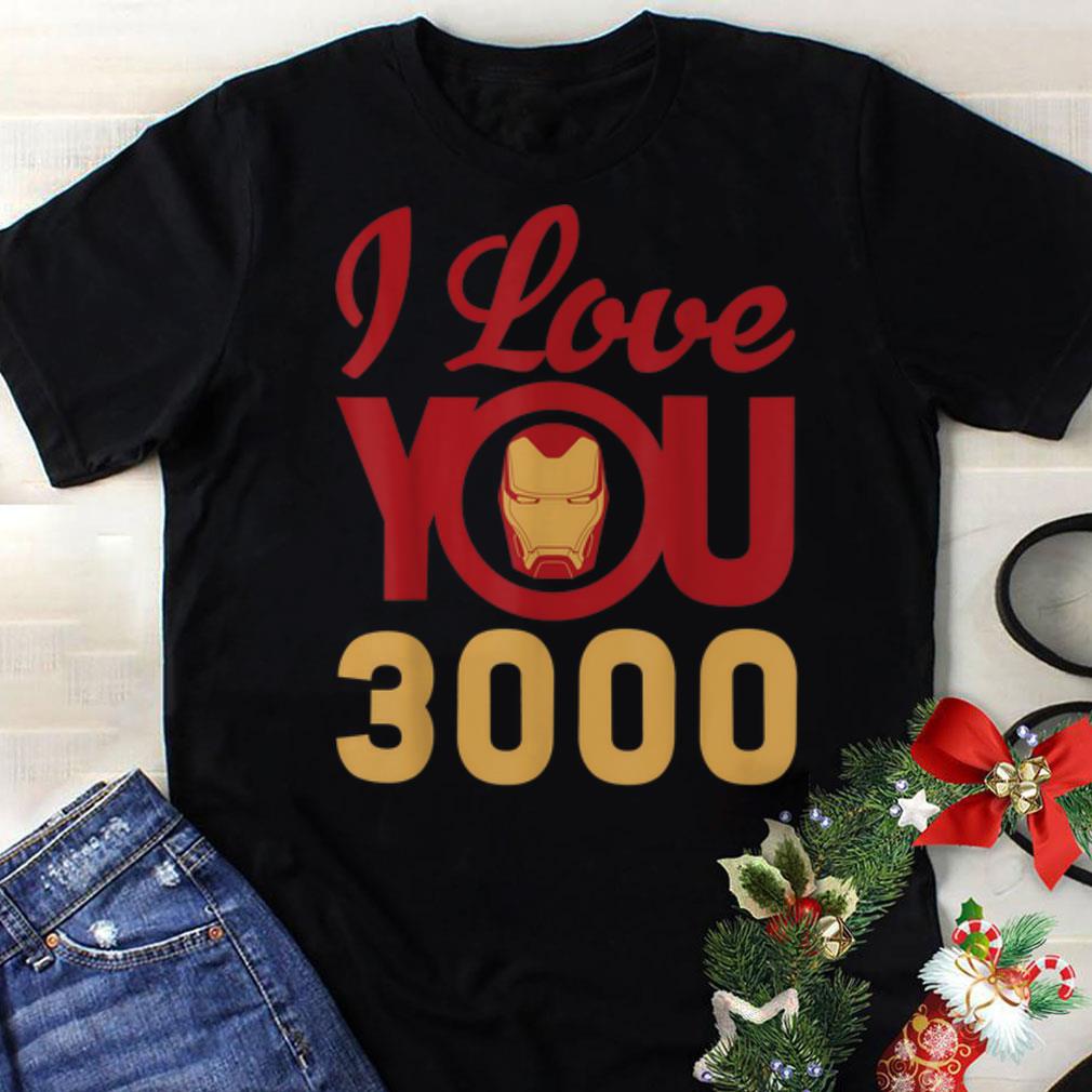 Funny Marvel Avengers Endgame Iron Man I Love You 3000 Father day shirt