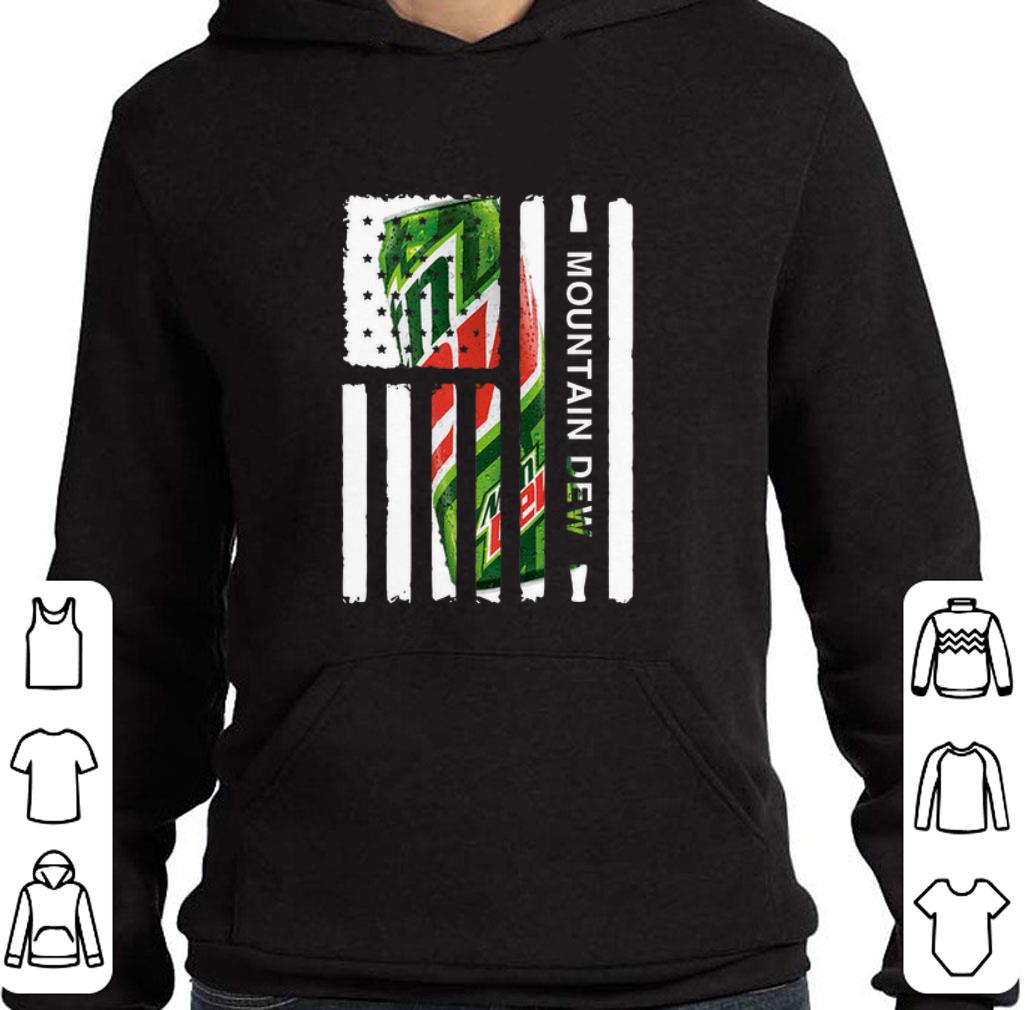 Funny Mountain Dew American flag shirt