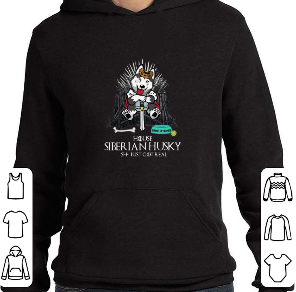 Hot Game Of Bones House Siberian Husky shit just GOT real shirt