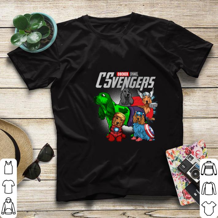 Hot Marvel Cocker Spaniel CSvenger Avengers Endgame shirt