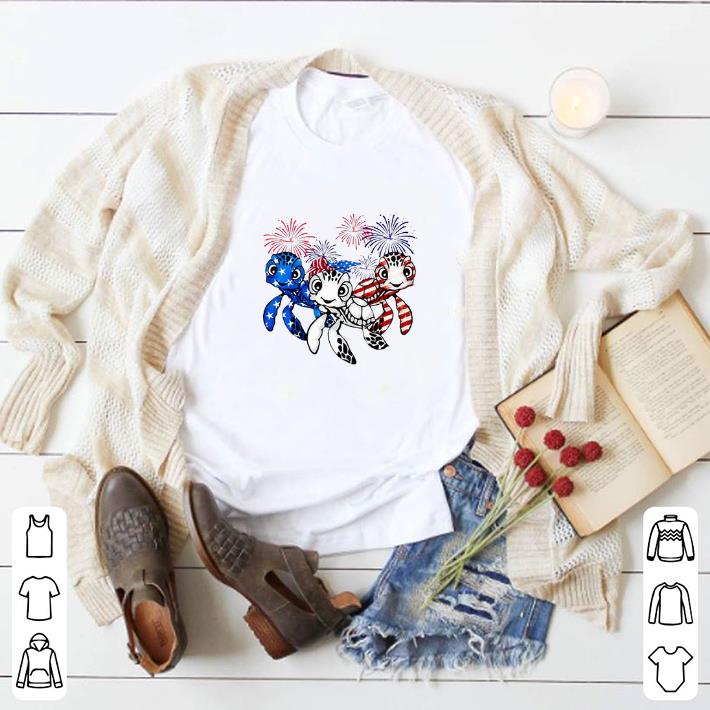 Hot Turtle Red white and blue America flag shirt 5 Hot Turtle Red white and blue America flag shirt