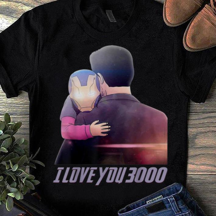 Hot trending I Love You 3000 Dad and Daughter Iron man End game shirt