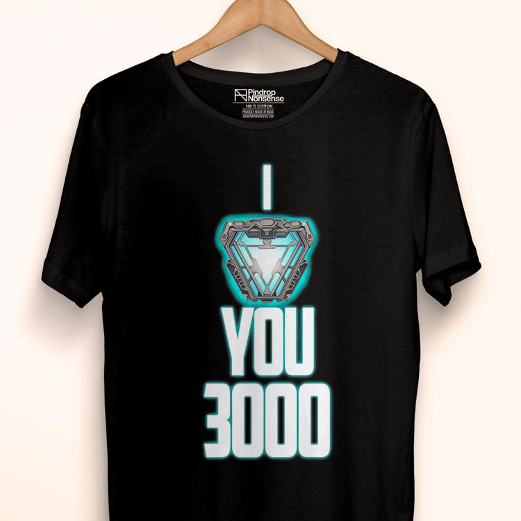 I Love You 3000 Dad And Daughter Arc Reactor shirt