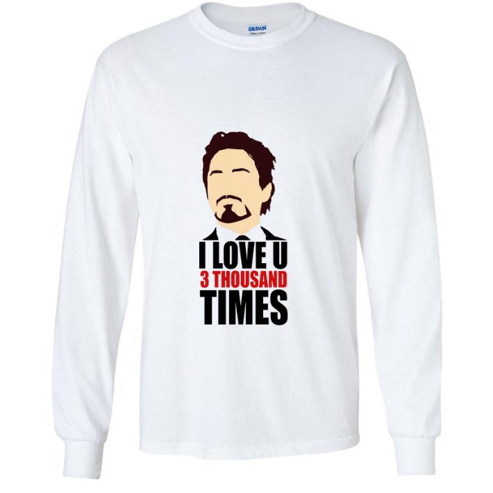 Ironman I Love You 3 Thousand times shirt 5 Ironman I Love You 3 Thousand times shirt