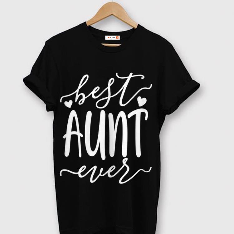 Nice Best Aunt Ever Heart Mother's Day Shirt